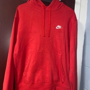 Red Nike Original Hoodie